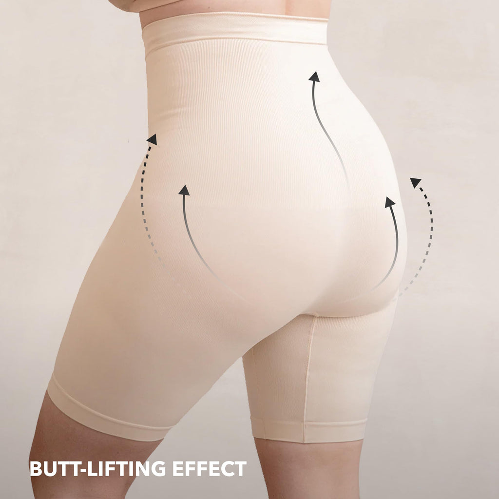 SHAPERMINT Shapewear for Women - High-Waisted Shapewear Tummy Control Shorts, Thigh Slimmer, Underwear for Women