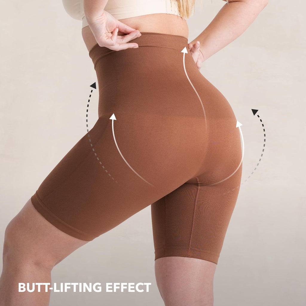 SHAPERMINT Shapewear for Women - High-Waisted Shapewear Tummy Control Shorts, Thigh Slimmer, Underwear for Women