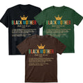 Black Mother Definition T-Shirt – African American Mom Graphic Tee, Remastered Heavy Cotton Mother's Day Top, Soft Lived-In Heavyweight Melanin Queen Shirt, Made in USA