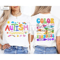 "SPED Teacher" 2-Sided Autism Awareness T-Shirt – Inclusive Educator Graphic Tee, Premium 100% Cotton Neurodiversity Top, Soft Lived-In Heavyweight Support Shirt, Made in USA